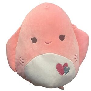Squishmallow Saxa 12" Pink Rainbow Plush Stingray Stuffed Animal Collectible Toy